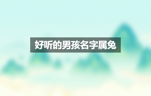 1687221592890905.png 好听的男孩名字属兔.png